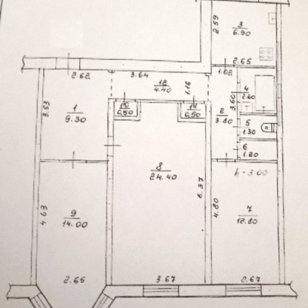 Фото № 7131 Продам 3х комн. квартиру по ул. Куйбышева