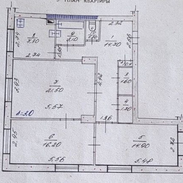 Фото № 6571 Продам 3х комн. квартиру в р-не Музыкальной школы