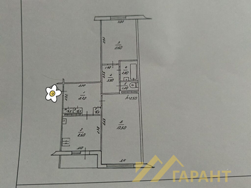 Фото 2-к квартира в районе СШ6 г.Алчевск#1449