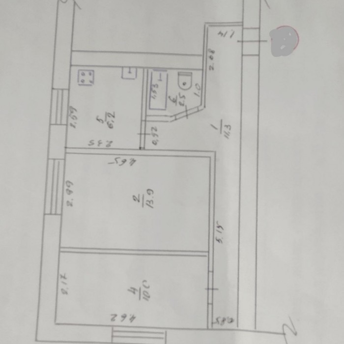 Фото Продам п г т Металлист ( Жовтневый район) 2- х комнатную квартиру на ул. Октябрьская.