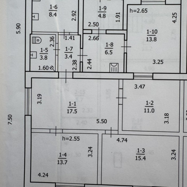 Фото Продам Пол Дома 98.30 м2 Станица Луганская