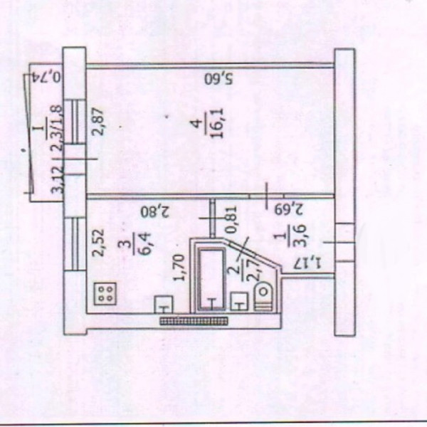 Продажа однокомнатной квартиры