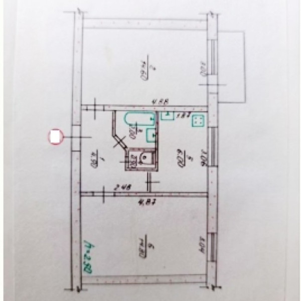 Фото № 6672 Продам 2х комн. квартиру на Горняцком