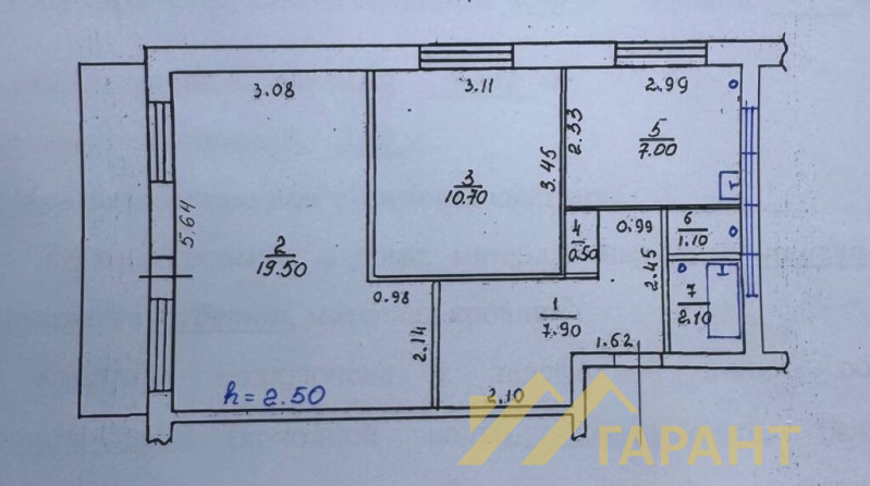 Фото 2-к квартира р-н Портофино г.Алчевск#1490