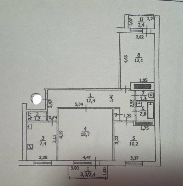 Фото Продаётся трёхкомнатная квартира, 71,8 м²