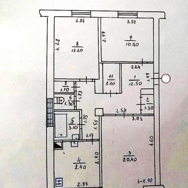 Фото 6541 Продам 3х комн. квартиру в р-не Институтской библиотеки