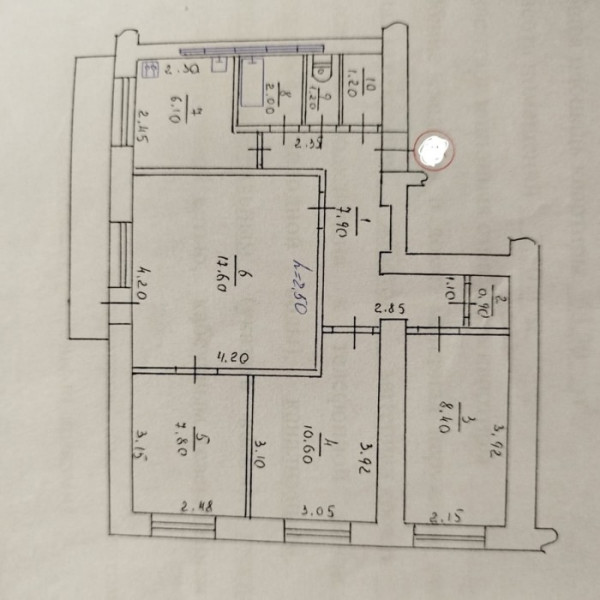 Фото № 6452 Продам 4х комн. квартиру по ул. Дунауйварошской