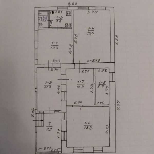 Фото Продам дом в Луганске Каменнобродский р-н Ул. Лисичанская 84 м2 общ. пл.