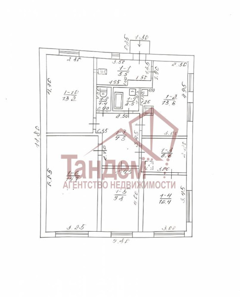 Продажа дома 92 м² с участком 15 соток в посёлке Фабричный, Луганск - Объект №128