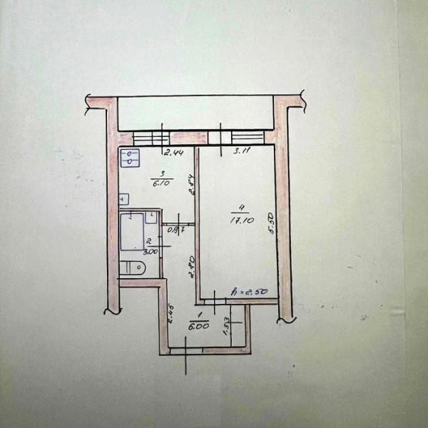 Фото № 6869 Продам 1 комн. квартиру в р-не гостиницы "Спорт"