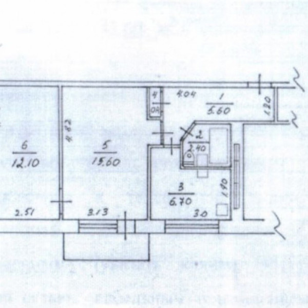 Фото № 7012 Продам 2х комн. квартиру в р-не ДСК