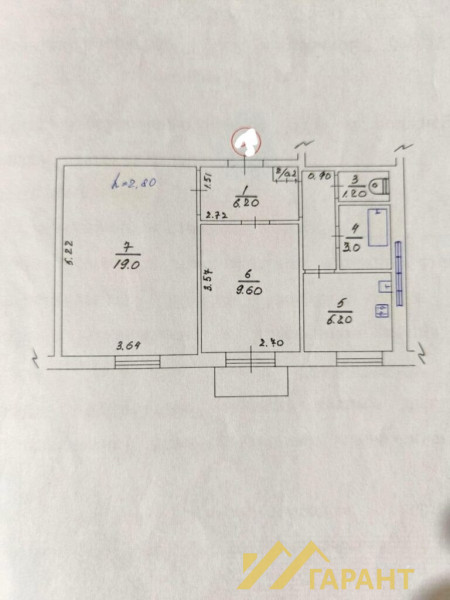 Фото 2-к квартира с дорогим ремонтом г.Алчевск#1268