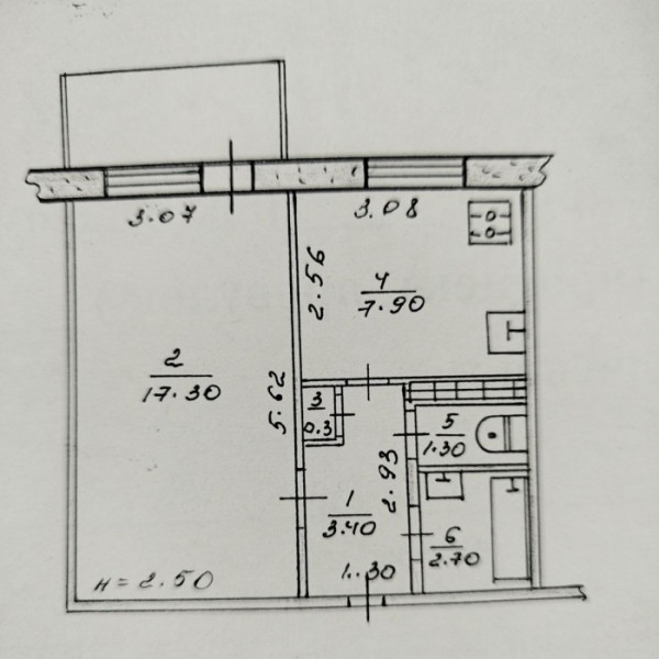 Фото № 7071 Продам 1 комн. квартиру в р-не Теплокоммунэнерго