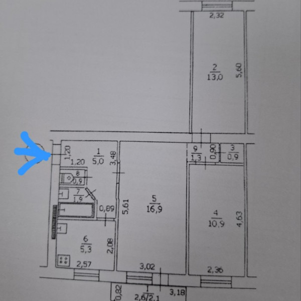 Фото Продам 3-к квартиру на кв. Молодежный. Луганск, Жовтневый р-н