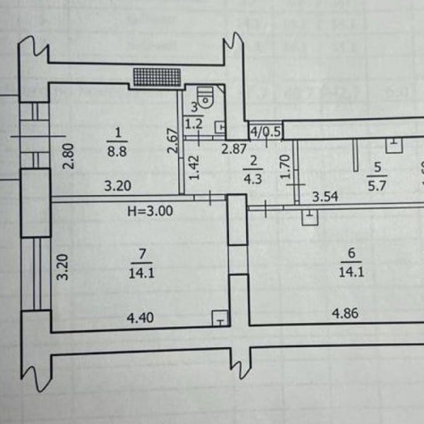 Фото Продам нежилое помещение 47.8 м2 в Центре города Луганск