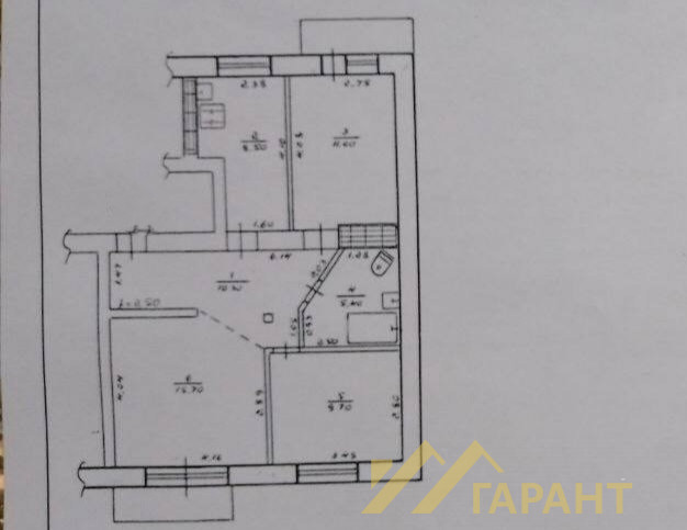 Фото 3-к квартира с хорошим ремонтом г.Алчевск#1478