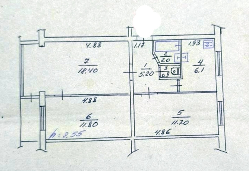 №873 Продается 3-х комнатная квартира по ул. Гмыри, район Столицы