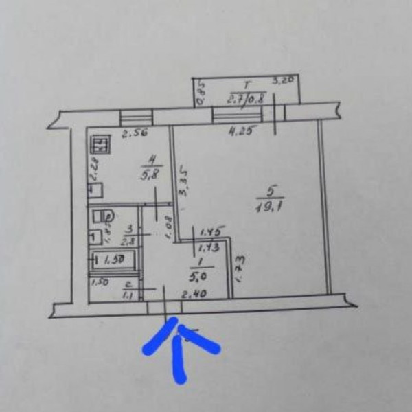 Продам 1-к квартиру на кв. Щербакова