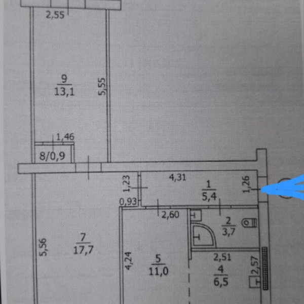 Фото Продам 3-х комн квартиру на кв. Дружбы, г. Луганск