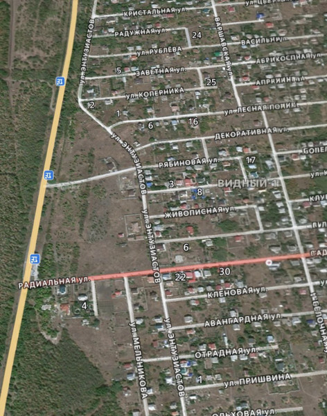 Фото Продам участок, на Видном, по ул. Радиальная! Ленинский район