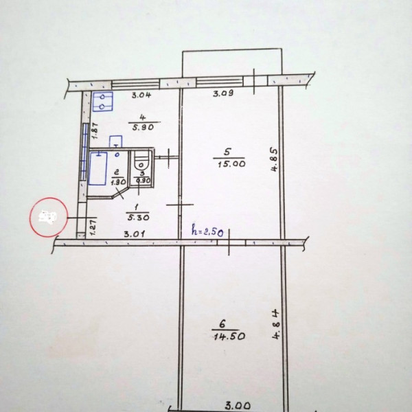 Фото № 2340 Продам 2х комн. квартиру в р-не Шпиля