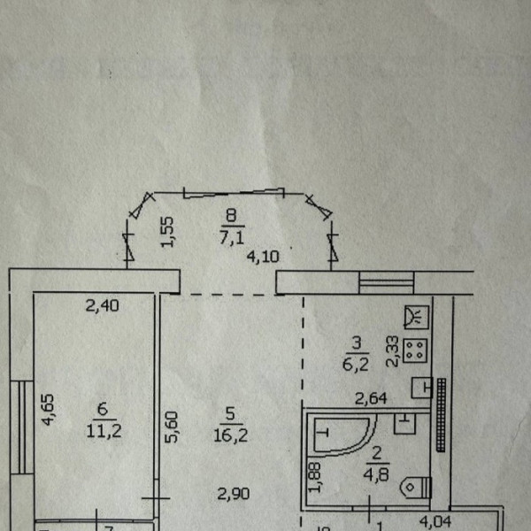 Фото 2к Квартира