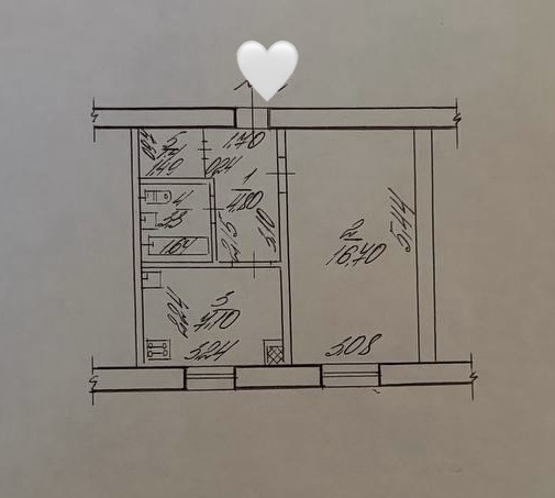 Фото Продаётся однокомнатная квартира, 33,3 м²