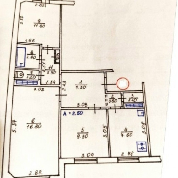 № 7099 Продам 3х комн. квартиру по ул. Сарматской