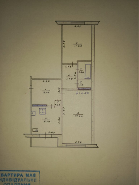 2-к чешка с автономным отоплением г.Алчевск#1500
