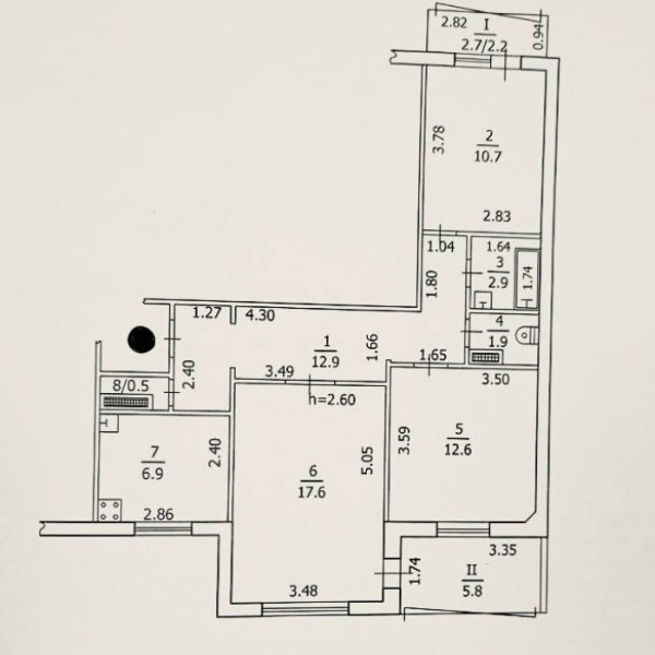 Фото Продам 3-кк на кв. Гагарина , 8 этаж 9-го дома