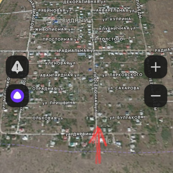 Участки ул. Проселочная Видный