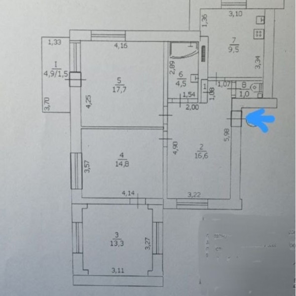 Фото Продам 3-к квартиру уч. Цупова, Луганск.