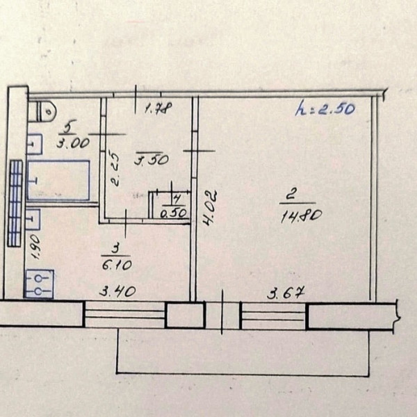 Фото № 6484 Продам 1 комн. квартиру по пр. Металлургов