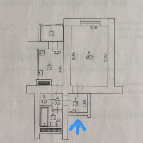 Фото Продам 1-к квартиру в Луганске, Артёмовский р-н, кв.Ольховский