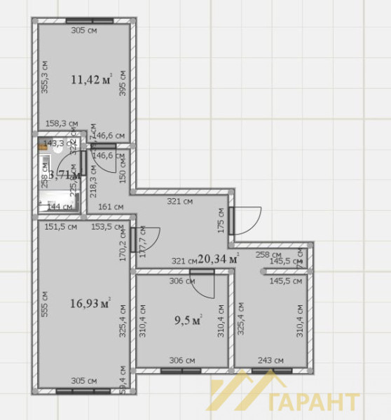 Фото 3-к кваpтиpа в районе ТРЦ Столица г Алчевск #1271
