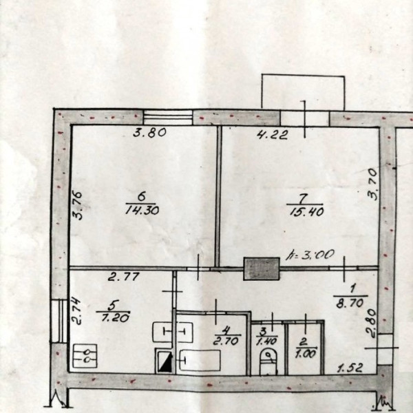 Фото № 6832 Продам 2х комн. квартиру в р-не маг. "Сказка"