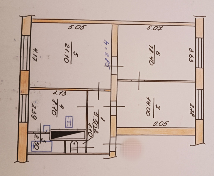 № 855 Продается 3-х комнатная квартира по ул.Горького