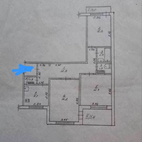 Фото Продам 3-к квартиру Кв. Волкова, г. Луганск.