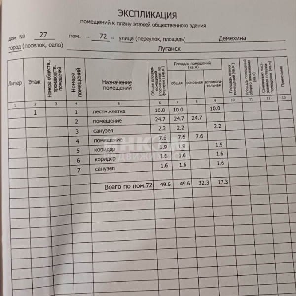 Фото Продам/Сдам помещение 143 м2 в г Луганск ул Демехина