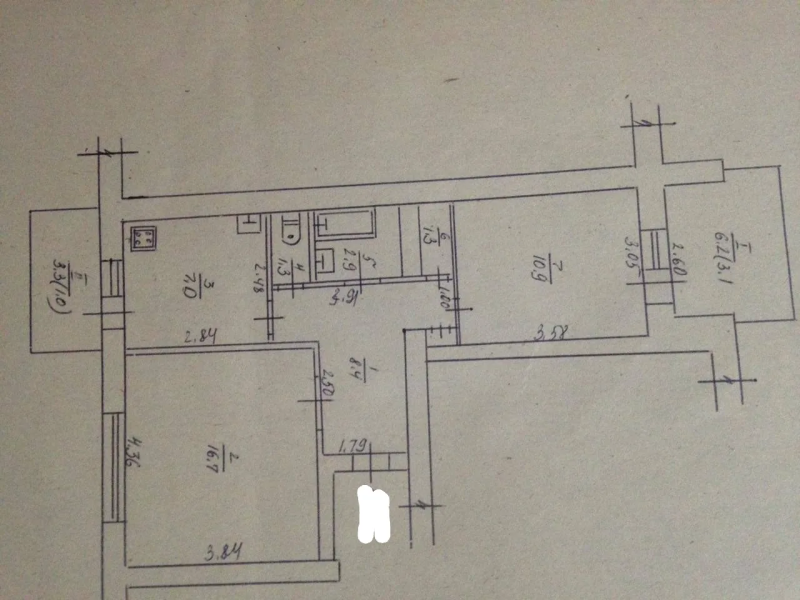 Фото Продаётся двухкомнатная квартира, 52,3 м²