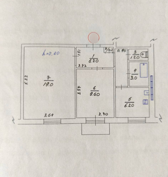 Фото №598 Продаётся 2 комн.кв-ра, ул Чапаева, р-н ДК “Строителей”