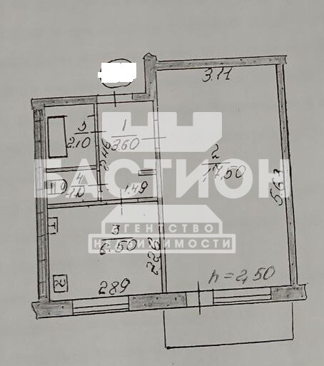 1 комнатная квартира, пр-кт Металлургов 31, ID: 2097972