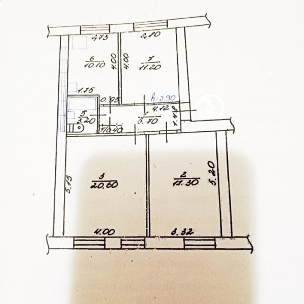 Фото № 6501 Продам 3х комн. квартиру в р-не маг. "Мастер"