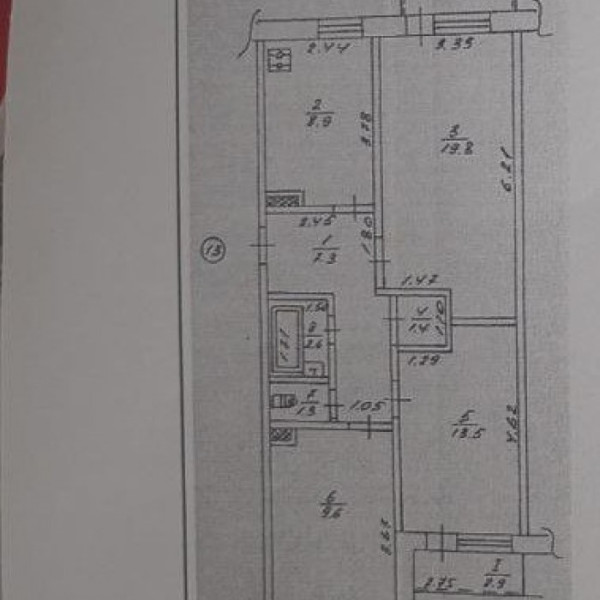 Фото Продам 3- х комнатную квартиру 1/4 эт. в Станице Луганской по ул. 5-я Линия