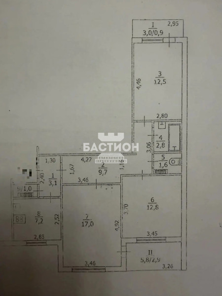 Фото 3-х комнатная квартира, квартал Волкова, 1 ID:2160417