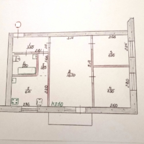 Фото № 7107 Продам 3х комн. квартиру в Перевальске