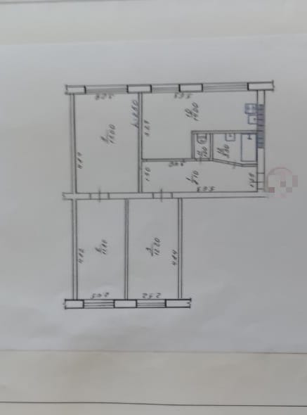 №455 ПРОДАЕТСЯ 4-Х КОМН.КВАРТИРА В Р-НЕ МАГ.АРБАТ