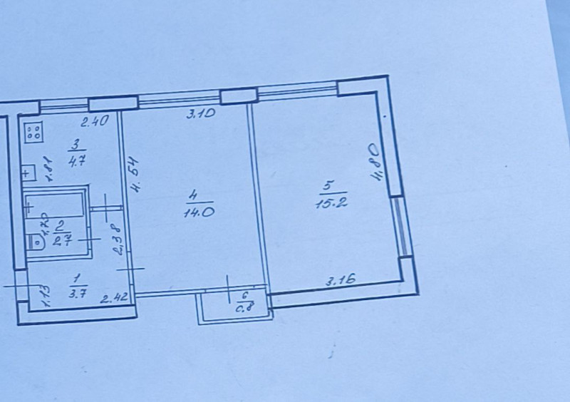 Фото Продаётся двухкомнатная квартира, 41 м²