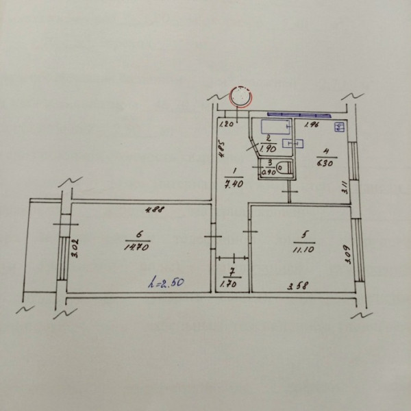 Фото № 6723 Продам 2х комн. квартиру в р-не СШ № 7