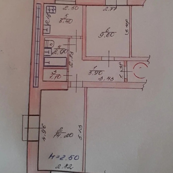 Фото 7466 Продам 2х комн. квартиру в р-не Нарсуда